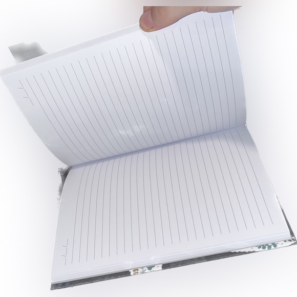 NIP / NWT Llama Floral Flowers Boho Golden Embellished Journal Lined Pages - Picture 7 of 8